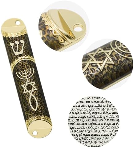 MrMrKura Mezuzah Scroll Door Ornament Black