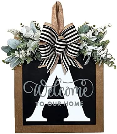 Personalized Initial Wreath for Front Door