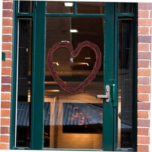 Bohemian Style Heart Shaped Rattan Wreath Frame