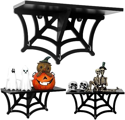 2 Pcs Halloween Spider Web Shelf Gothic Decor