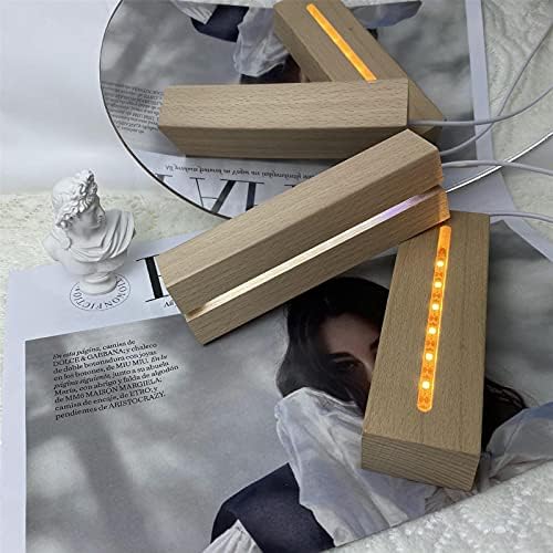 LED Light Display Base Stand with USB Power 2PC