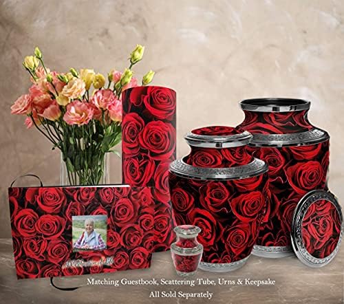 Crimson Rose Scattering Tubes for Human Ashes