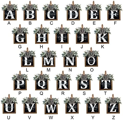 Personalized Initial Wreath for Front Door