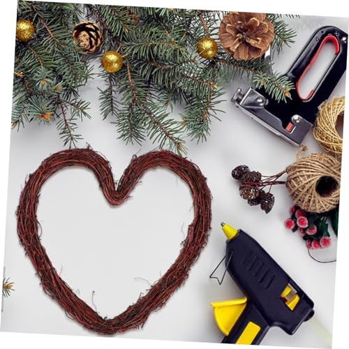 Floral Rattan Wreath Hanger for Living Room Wall