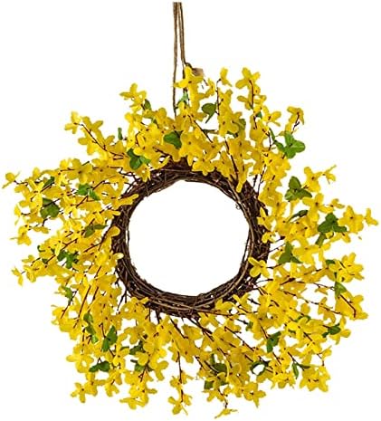Yellow Sunflower Bee Wreath Front Door Decor