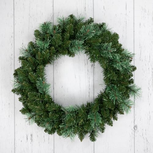 Northlight Cashmere Mixed Pine Artificial Wreath 24 Inch Unlit