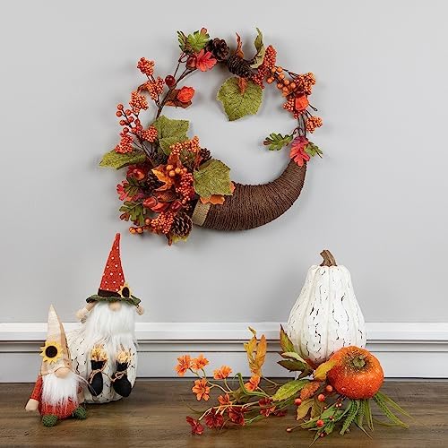 Northlight 20 Inch Autumn Decor Cornucopia Wreath