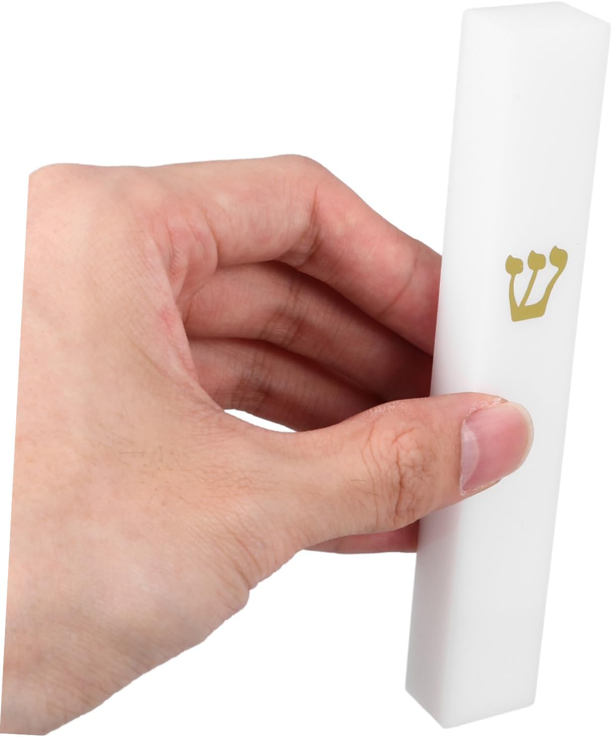 VINTORKY Elegant Black Resin Mezuzah Case