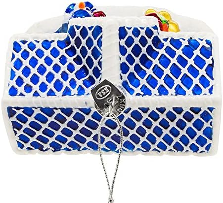 Kurt Adler 45 Inch Glass Hanukkah House Ornament