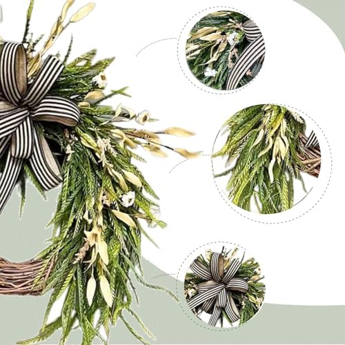 Artificial Summer Wreath with Tulips and Greenery