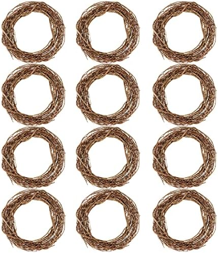 14 Inch Natural Grapevine Wreath 12 Pack