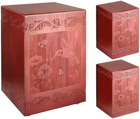 Wooden Cremation Urn for Human Ashes