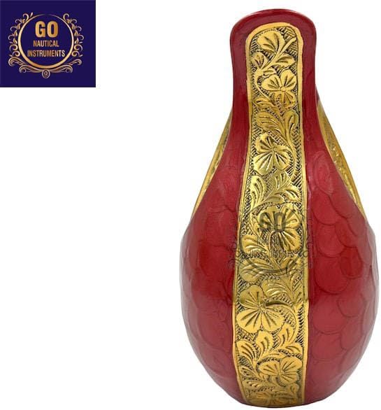 Personalized Engraved Teardrop Urn 11x8 Inches Golden Heart
