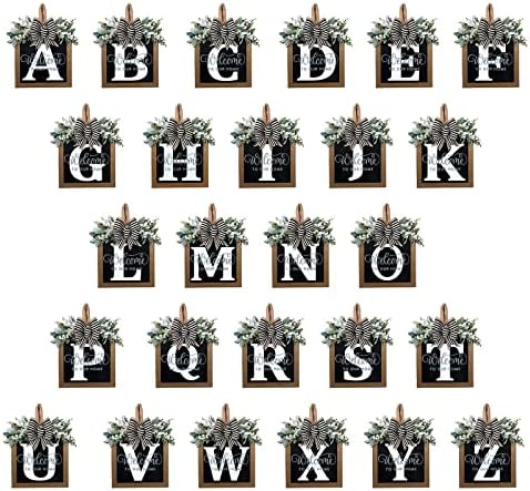 Personalized Initial Wreath for Front Door