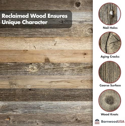 BarnwoodUSA Rustic Shelves Set of 3 Natural Gray