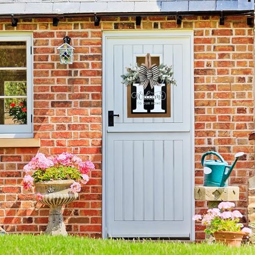 Customizable Family Name Wreath for Front Door