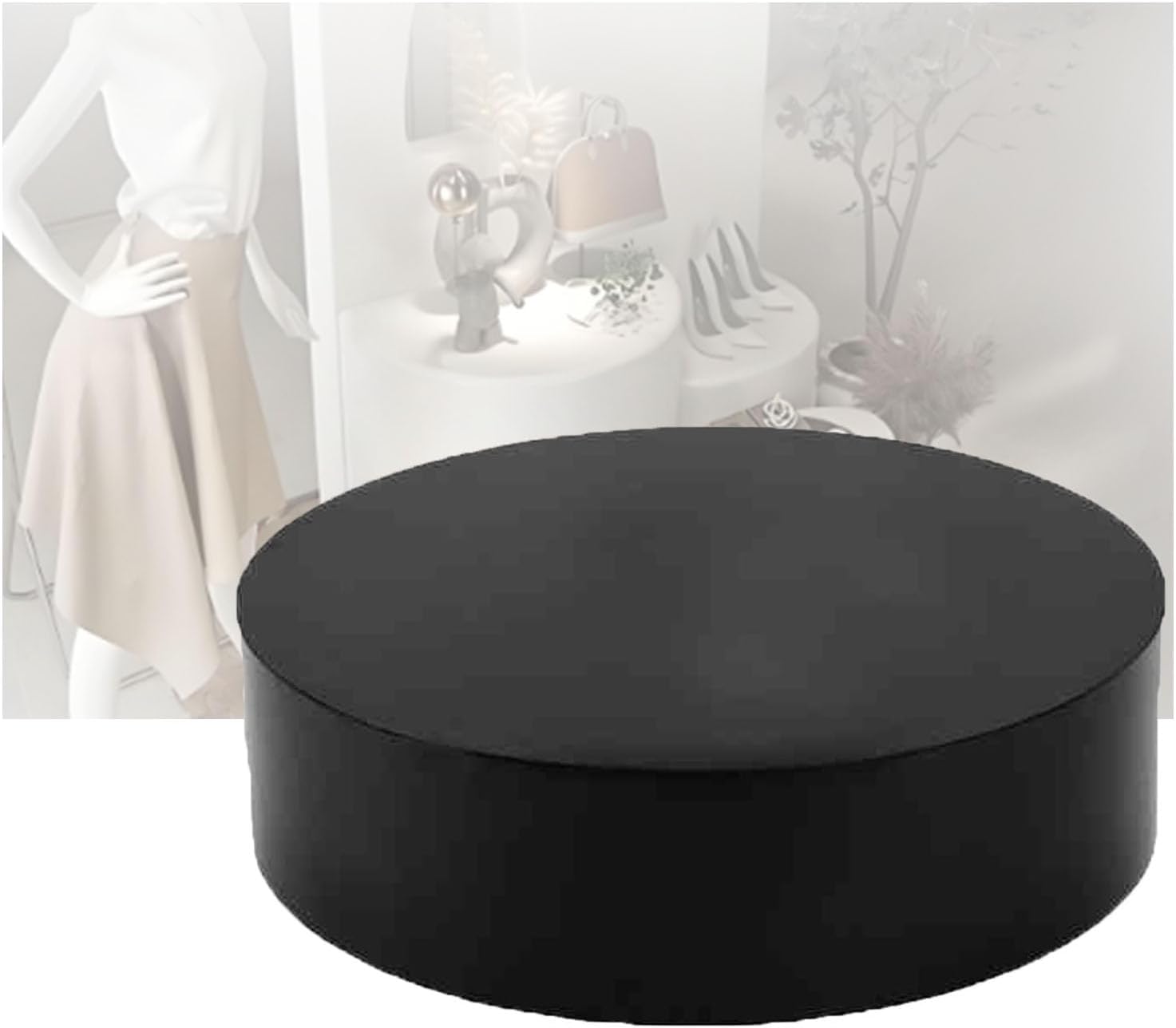 Round Mannequin Display Pedestal Stand for Clothing Store