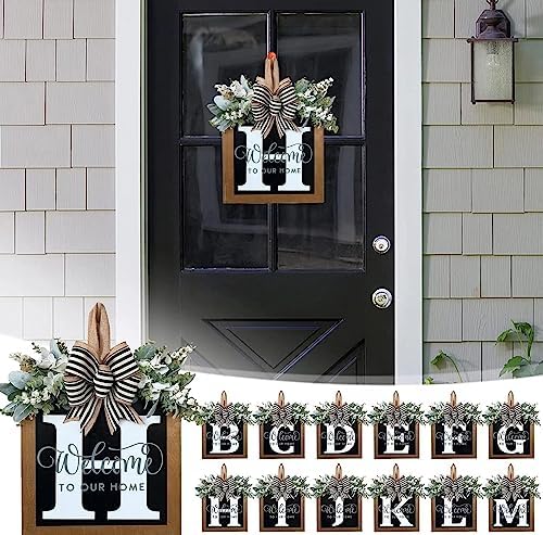 Customizable Family Name Wreath for Front Door