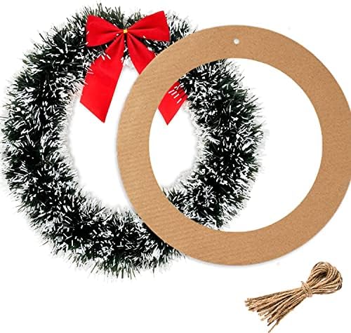 20pcs 12inch Paper Wreath Rings for DIY Crafts