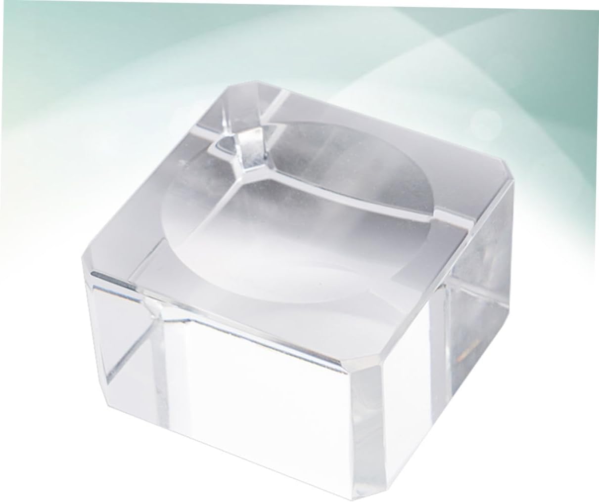 3Pcs Crystal Ball Stand with Concave Base for Displaying Round Items