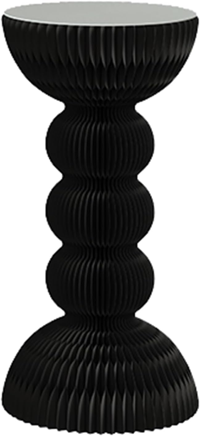 Cylinder Pedestal Stands for Display and Decorations Black 44x90cm
