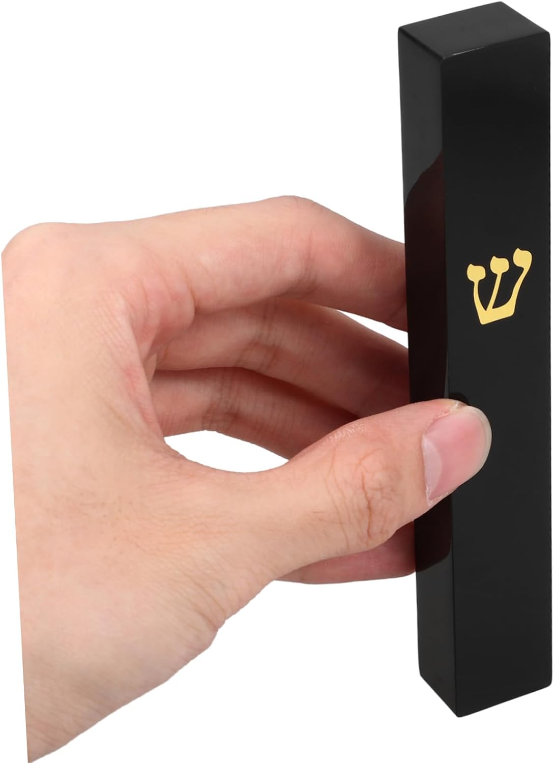 Elegant Black Resin Mezuzah Door Frame Decoration
