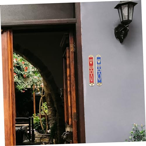 ABOOFAN Metal Mezuzah Decor Door Accent Home Decoration