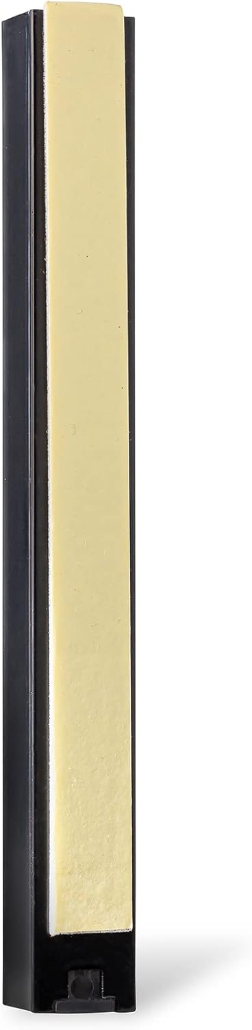 Pack of 5 Matte Black Aluminum Mezuzah Cases with Gold Shin