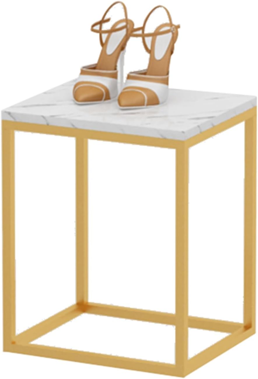 Metal Display Pedestal Stand for Clothing Store Black 35x25x60cm