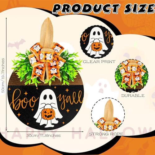 Denylo Pro Halloween Wood Welcome Sign