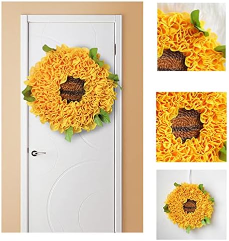 Sunflower Door Sign Summer Wreath Hanger