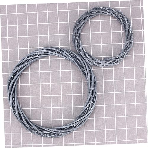 STOBAZA Wooden Willow Wreath Hanger for Year-Round Decor