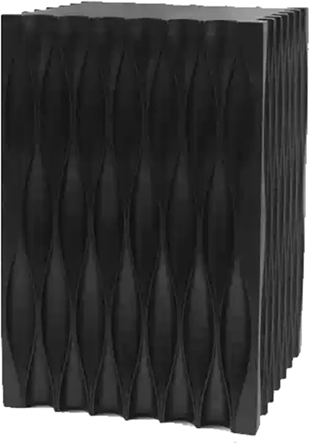 Square Pedestal Display Stand for Events Black 30x30x465cm