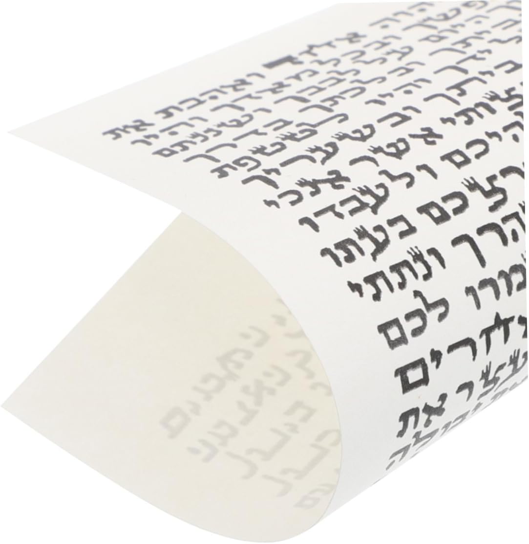 OUNONA 100pcs Mezuzah Door Judaica Cases Parchments
