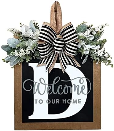 Personalized Initial Wreath for Front Door