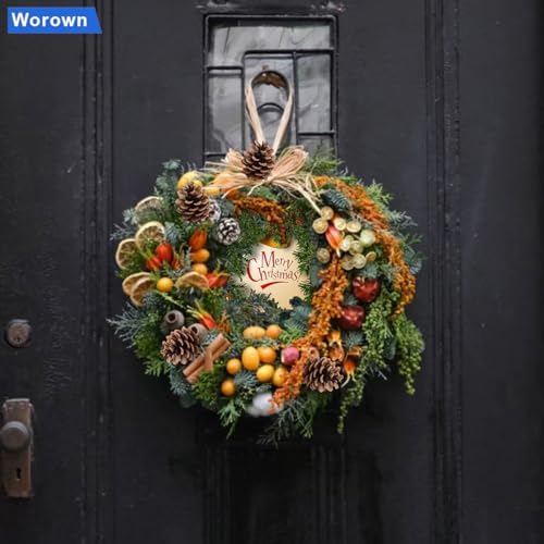 Worown 6 Pack 10 Inch Wreath Boards with Holes
