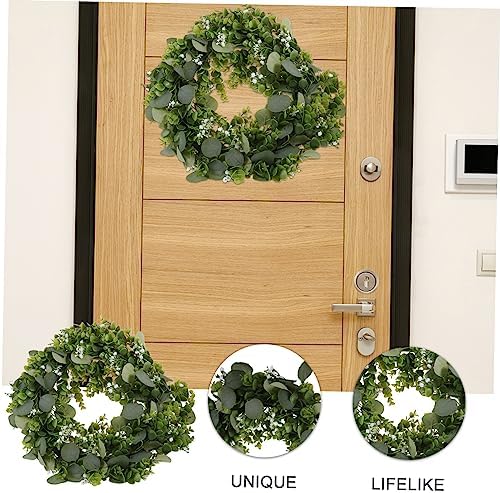 Front Door Wreath Hanger Artificial Spring Garland Decor