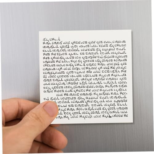 PRETYZOOM 100pcs Mezuzah Scroll Parchment for Door Decoration