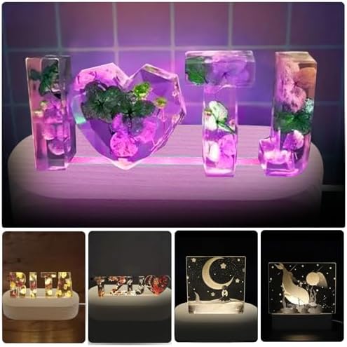 2 Pcs 1181 Inch Wooden LED Light Display Pedestal