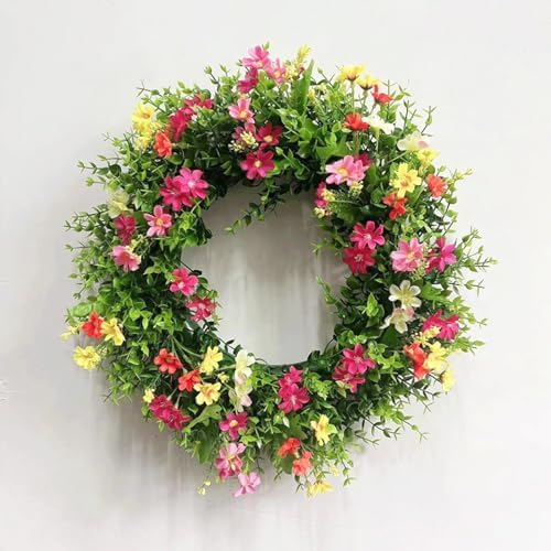 Welcome Wreath Front Door 18x18 Inch Decor Hanger