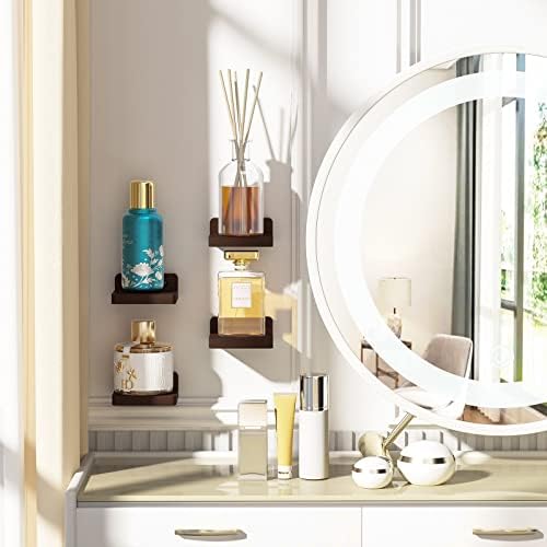 SRIWATANA 4-Pack Mini Floating Shelves for Home Decor