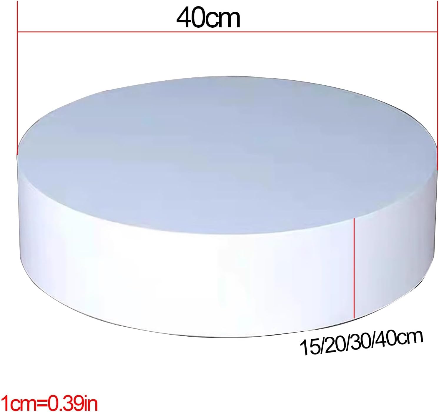 Round Display Pedestal Stand for Wedding and Event Decor
