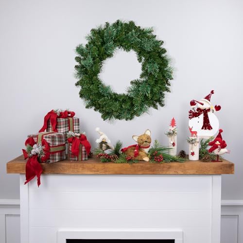 Northlight Cashmere Mixed Pine Artificial Wreath 24 Inch Unlit