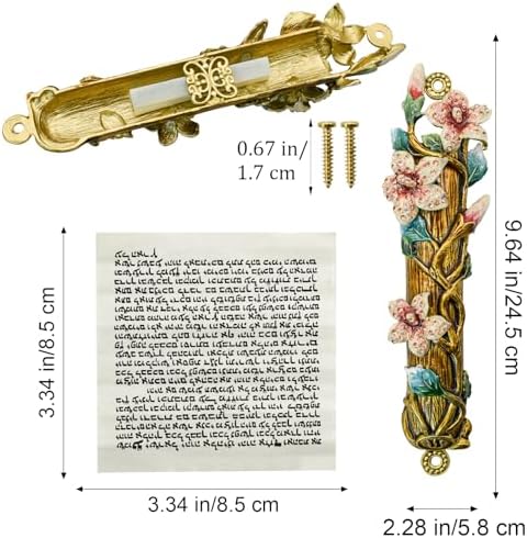 MrMrKura Mezuzah Scroll Door Mount Set
