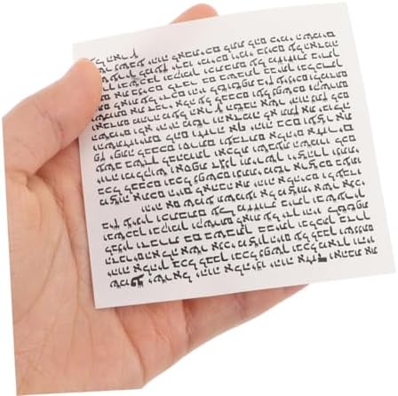 PRETYZOOM 100pcs Mezuzah Scroll Parchment for Door Decoration