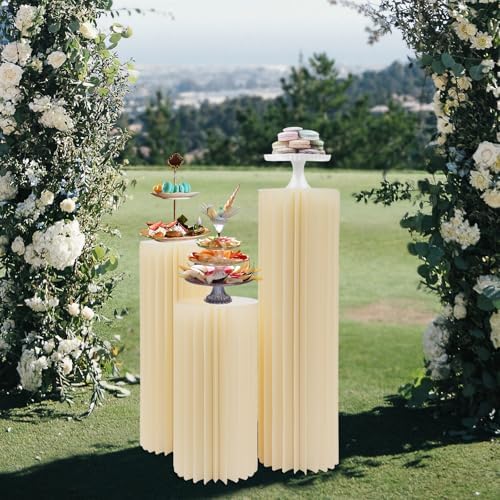 3pcs Foldable Cardboard Centerpiece Display for Parties