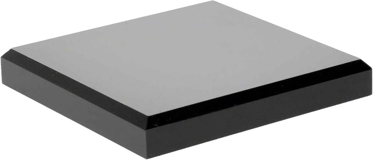 Plymor Black Acrylic Square Display Stand