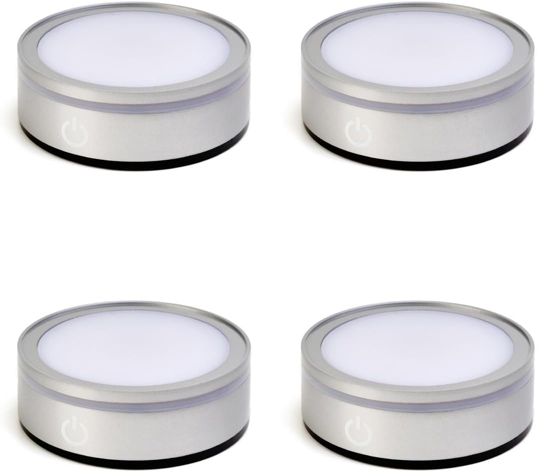 Museum-Grade Crystal Lighting Base Set of 4