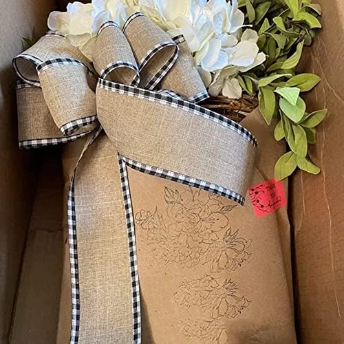 Spring Wildflower Door Hanging Wreath Welcome Sign Decor