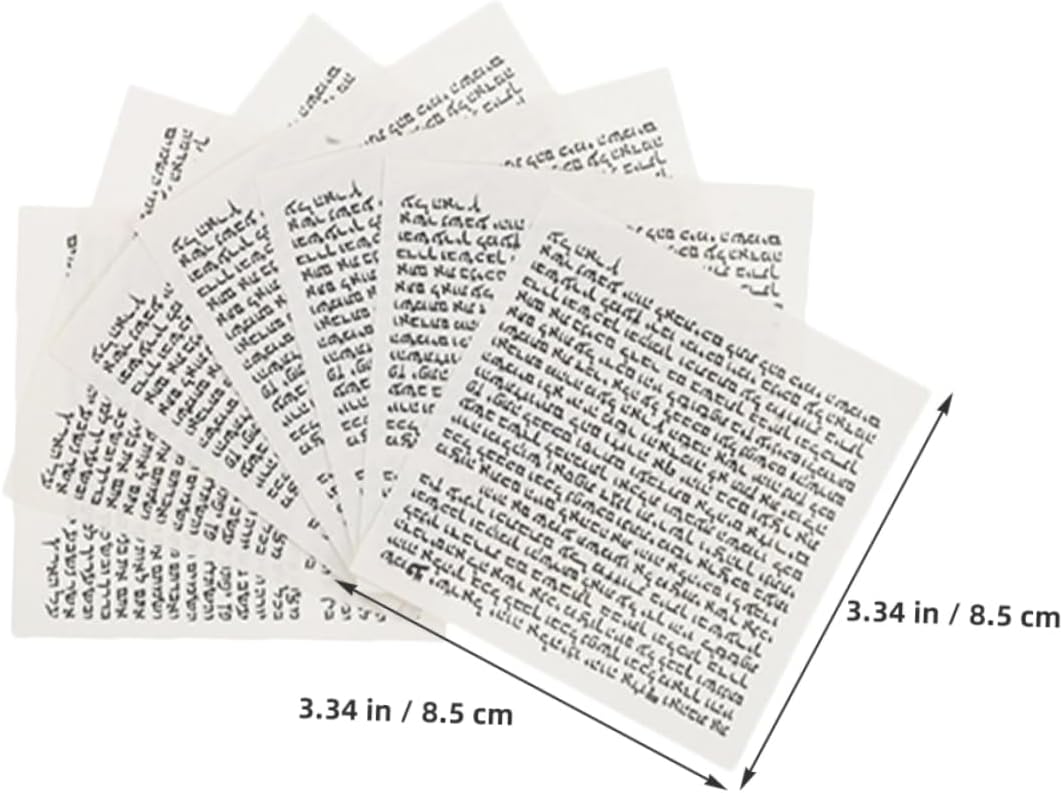FUNOMOCYA 100pcs Mezuzah Scroll for Door Blessing Decor